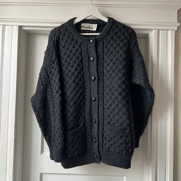 Aran Crafts Sweaters - Arancrafts 100% Wool Cardigan